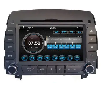 Automobilinis DVD grotuvas,automobilių Garso Radijas stereo multimedijos headunit jutiklinio ekrano GPS navigacija BT Hyundai sonata NF 2006 m. 2007 m. 2008 m.