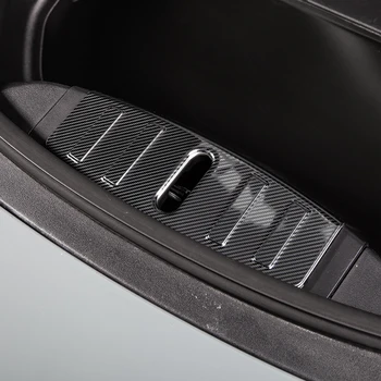 Heenvn Model3 Automobilio Priekinės Variklio Kamieno Lauke Bagažo Bamperis Skydelis Tesla Model 3 Priedai 2020 Custom Fit Priekinis langelis apsauga