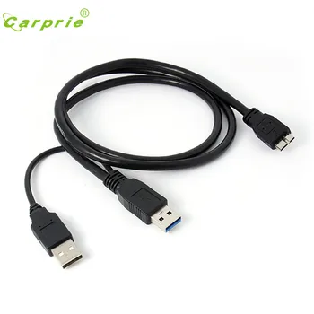 CARPRIE 2020 1pc Dviguba A-Micro B USB 3.0 Y Kabelis Perkelti Standžiojo Disko Kabelis Aukštos kokybės Sep 14