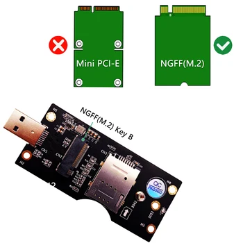 Patvarus, Praktiškas Daugiafunkcinis Klasikinis NGFF M. 2 USB 3.0 Adapteris Keitiklis Kortelės SIM 8pin Kortelės Lizdas 3G/4G/5G