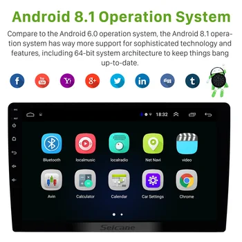 2Din Android 9.0 10 Colių Automobilio radijo Multimedia Vaizdo Grotuvas Universalus auto Stereo GPS 