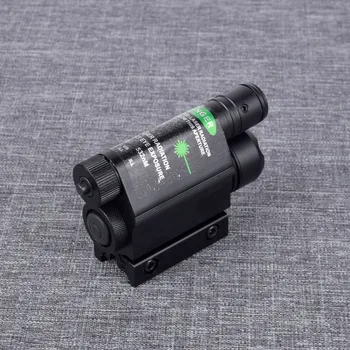 Taktinis Medžioklės 5mW Žalias/Raudonas Lazeris Akyse taikymo Sritį LED Žibintuvėlis Combo 11mm&20mm Picatinny Rail Mount