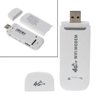 4G LTE USB Modemas, Tinklo Adapteris Su Wi-fi Hotspot SIM Kortele 4G Bevielio ryšio Maršrutizatorius Win XP, Vista 7/10 10.4