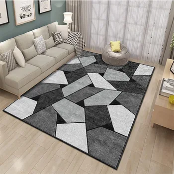 Šiuolaikinės geometrinis paprastumas meno kilimą kambarį miegamojo ne slydimo grindų kilimėlis mados virtuvės plotas pledai pritaikoma