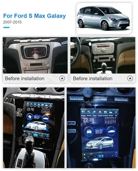 Tesla Ekranas Android Grotuvas, Ford S Max, Galaxy 2007 2008 2009 2010 2011 2012 2013 GPS Audio Stereo Radijo Galvos Vienetas