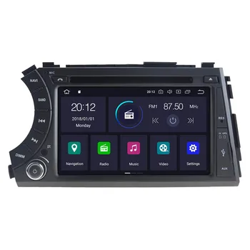 Android 10.0 Automobilio Multimedijos Grotuvas GPS Ssangyong Kyron Actyon Micro 2005+ Radijas Audio stereo DVD Grotuvas, galvos vienetas nemokamai žemėlapyje