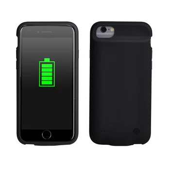 Baterija 2800mAh Atveju iPhone 6 s 6s 7 8 Energijos Bankų Apmokestinimo Atveju, Baterijos Kroviklis Padengti Ultra Plonas Išorinis Atgal Pak.