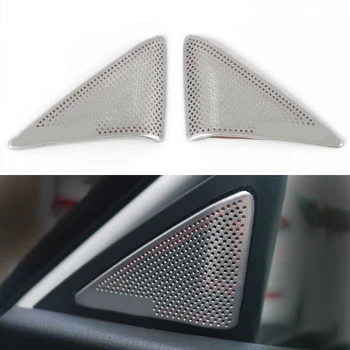 Už Mazda 3 Axela 2019 2020 Nerūdijančio Plieno Durų, Langų Vidinis Trikampio A Colum Speraker Padengti Apdaila Apdailos Reikmenys