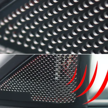 Už Mazda 3 Axela 2019 2020 Nerūdijančio Plieno Durų, Langų Vidinis Trikampio A Colum Speraker Padengti Apdaila Apdailos Reikmenys