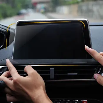 8 Colių Ekrano apsaugos Peugeot 3008 5008 3008GT 4008 2017-2018 Automobilių GPS Navigacijos Grūdintas Stiklas Ekrano Apsauginės Plėvelės