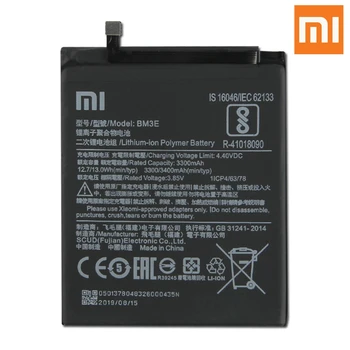 Xiao Mi Originalus BM3E Baterija Xiaomi 8 MI8 M8 BM3E Originali Pakeitimo Telefono Baterija 3400mAh Su nemokamais Įrankiais