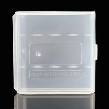 10VNT/daug Kieto Plastiko Baterijos Atveju Turėtojas Laikymo Dėžutė AAA Baterijos
