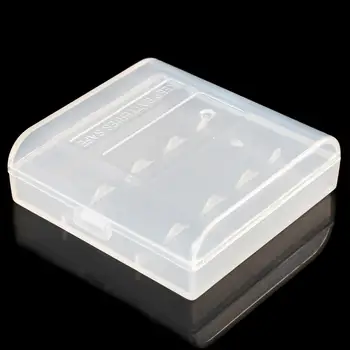 10VNT/daug Kieto Plastiko Baterijos Atveju Turėtojas Laikymo Dėžutė AAA Baterijos