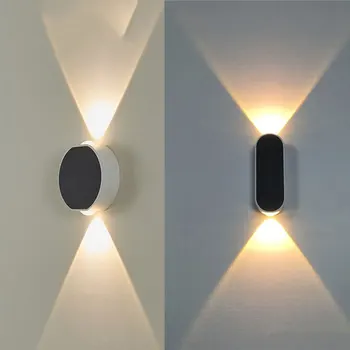 Modernus minimalistinis 6W LED siena, šviesos, Namų Patalpų apšvietimas, šviestuvas prie Sienos tvirtinamas aliuminio lempos AC85V-265V