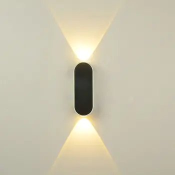 Modernus minimalistinis 6W LED siena, šviesos, Namų Patalpų apšvietimas, šviestuvas prie Sienos tvirtinamas aliuminio lempos AC85V-265V