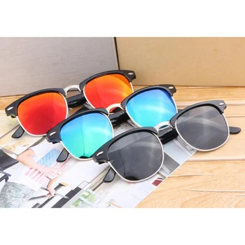 UV400 HD Poliarizuota vyrų, moterų, Akiniai nuo saulės, Klasikinis retro mados Prekės ženklo Saulės akiniai Danga Ratai Atspalvių gafas De Sol Masculino