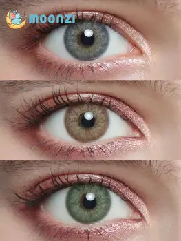 MOONZI olandų pirminės rudos Spalvos kontaktinių lęšių mažų grožio mokinys, Kontaktinius Lęšius akims kasmet Trumparegystė recepto laipsnių