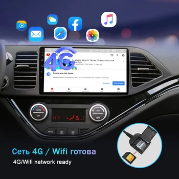 EKIY 8 esminių Automobilio Multimedijos Radijo Stereo GPS Mercedes Benz Smart Fortwo 2016 2017 2018 Android 9.0 magnetofonas DSP Wifi 4G