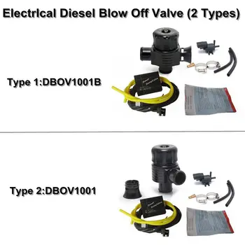 Universalus Elektrinis Turbo Diesel Blow Off Vožtuvas Su Ragų Iškelties Vožtuvas Rinkinys TK-DBOV1001/TK-DBOV1001B