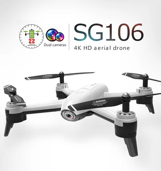 ZLL naujas SG106 RC Drone 4K 1080P aukštos raiškos dual camera, optinio srauto nustatymo WiFi FPV baterija ilgai, keturių ašių UAV