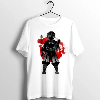 2020 Naujas Trumpas marškinėliai Moterims Vyrai Spausdinti Negabaritinių Vasaros Viršūnes Demonas Ašmenys T-shirt Anime Demon Slayer T-shirt Dvasios Peilis