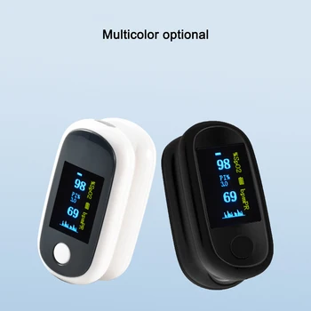 Nešiojamas USB Įkrovimo Piršto Pulse Oximeter kraujo deguonies Širdies ritmo Soties Metrų OLED Oximetro de dedo Saturometro Stebėti