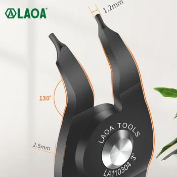 LAOA Mini Fiksavimo žnyples 3 colių Dešinę Kampu Snapas Nešiojamą Daugiafunkcinį Įrankį Žiedas Fiksavimo žiedas Replės