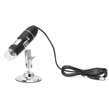 1600X USB Skaitmeninis Mikroskopas su Kamera Endoskopą 8LED didinamasis stiklas su Metalo Stovas Aug15 20 Dropship