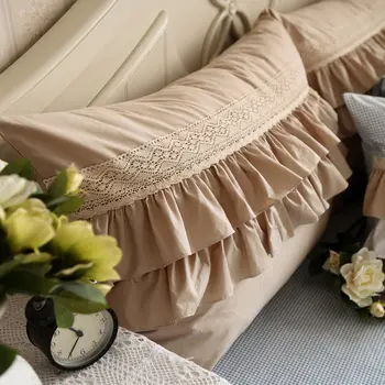Nauja europos stilius, dekoratyvinis užvalkalas medvilnė klasikinis chaki nėrinių pagalvės užvalkalą torto sluoksnių pagalvė padengti (neapima užpildas)
