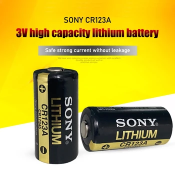 4Pcs Sony 3V CR123A Baterijos CR123 123A CR17345 KL23a VL123A DL123A 5018LC EL123AP Ličio baterijos