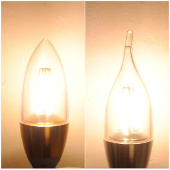 10vnt E14 LED Žvakių Lemputė Aukso Aliuminio 9w 12w LED Lemputė 220V Led Lempos Cool Warm White Lampada Bombillas Lumiere SMD 2835 COB