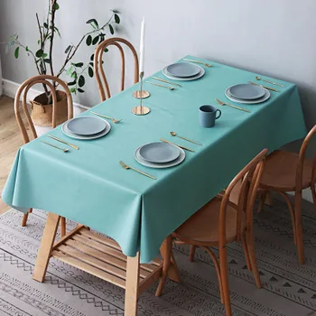 Vientisos spalvos stačiakampio formos staltiesė pvc, atsparus vandeniui ir aliejui-įrodymas, anti-nusiplikymas vienkartiniai kavos stalo placemat staltiesė