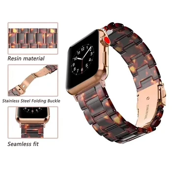 Derva Diržu, apple watch band 44 mm 40mm 42mm 40mm watchband Accessorei už iwatch apyrankė 