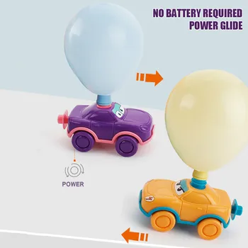 Inercinės Energijos Kamuolys Automobilio Balionas Ranka Stumti Mini Plastiko Oro Pripūtimo Galia Mokslo Eksperimentas Žaislas Vaikams, Švietimo žaislas