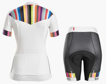 Ropa ciclismo mujer 2020Women vasaros dviračių komanda drabužių trumpomis rankovėmis dviračių drabužius mtb dviratis jersey kostiumas skinsuit ciclismo