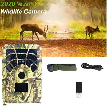 PR300A Medžioklės Kamera, 1080P PIR Jutiklis Kamera Plataus Kampo, Infraraudonųjų spindulių Naktinio Matymo Laukinės gamtos Takas Šilumos Ier Vaizdo Kamera