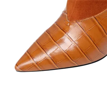 MORAZORA 2020 Naują atvykimo mados batai aukščiausios kokybės 3 spalvų ponios batai rudens-žiemos moterų batai juoda oranžinė
