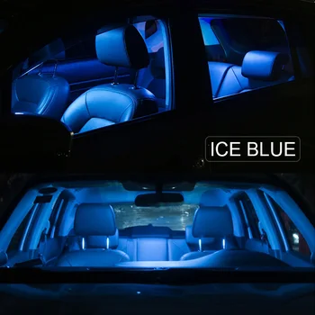 11X Balta Interjero LED Žibintai Paketo Komplektas 2013-2018 M. Chevrolet Malibu Žemėlapis Dome Kosmetinis Veidrodėlis Kamieno Licenciją plokštelės šviesos