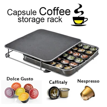 2020 Kavos Stovas Tinka trijų skirtingų Dolce Gusto / Caff / Nepresso kavos kapsulė stalčiai