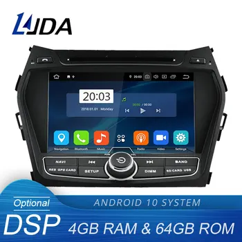LJDA Android 10.0 Automobilių DVD Grotuvas Hyundai IX45 SANTA FE 2012 2013 GPS Navi 