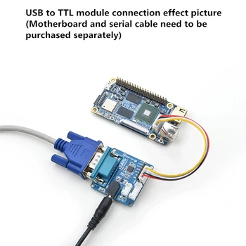 TTL prie nuosekliojo prievado adapteris valdybos modulis TTL 232 paramos išorinis maitinimo šaltinis PSU-ONECOM