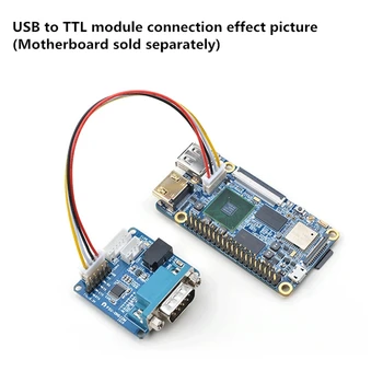 TTL prie nuosekliojo prievado adapteris valdybos modulis TTL 232 paramos išorinis maitinimo šaltinis PSU-ONECOM