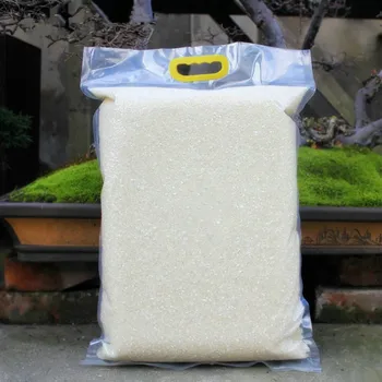 10vnt Skaidrus 5kg ryžių pakuotės maišelis su nešiojamų sagtis nailono vakuuminiai maišeliai