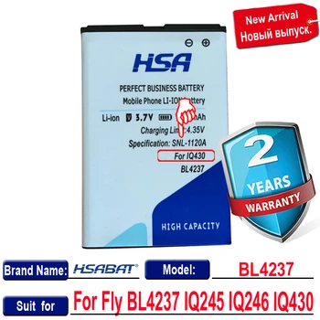 2400mAh BL4237 Baterija Skristi BL4237 IQ245 IQ246 IQ430