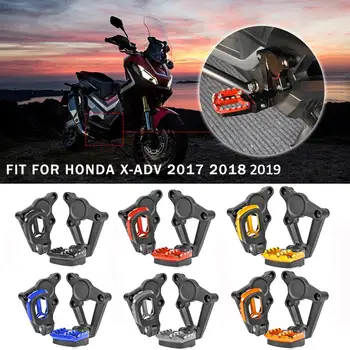 Motociklo CNC Sulankstomos Galinės atramos kojoms footpegs Keleivių kojoms Vinys Pedalo Poilsio Honda 2017 2018 2019 X ADV XADV 750 XADV750