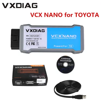 VXDIAG VCX NANO Automobilių Diagnostikos obd2 skaneris automotivo Toyota Suderinamas su SAE J2534