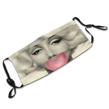 Marilyn Monroe Burbulas Ne Vienkartiniai Veido Kaukė Anti Migla Apsaugos nuo Dulkių Dangtelis Respiratorius Mufelinė Kaukė su Filtrais