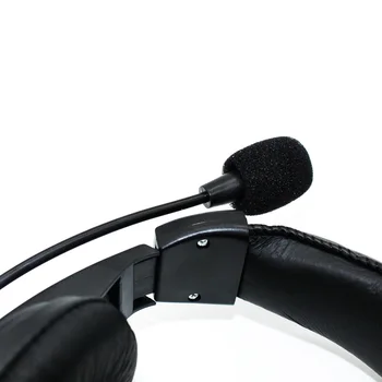 Etmakit 3.5 mm Laidines Ausines Su Mikrofonu Verslo laisvų Rankų įranga Mic Ausinės Kompiuterinių PC Žaidimų Stereo Skype NK-Pirkiniai
