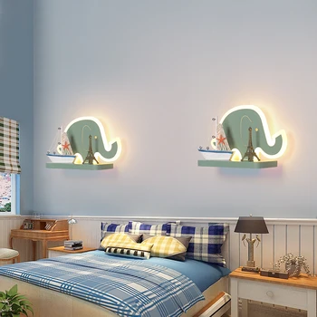 Šiuolaikinių LED Siena Sconce dega naktiniai Koridorius, Miegamasis, Gyvenamasis kambarys Animacinių filmų Sconce Vaikams, kūdikio kambarys, Vaikų sienos lempos
