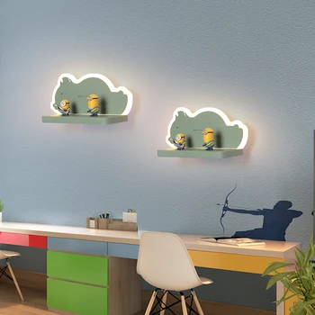 Šiuolaikinių LED Siena Sconce dega naktiniai Koridorius, Miegamasis, Gyvenamasis kambarys Animacinių filmų Sconce Vaikams, kūdikio kambarys, Vaikų sienos lempos